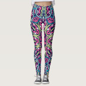 Adorables Bohian Style Pink Blue en Green Leggings (Voorkant)
