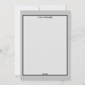 Adorables Custom 3D Universe Cute Astronautaart Feestdagenkaart (Achterkant)