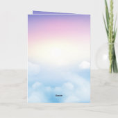 Adorables Custom Cartoon Baby Pink Elephant Card Kaart (Achterkant)