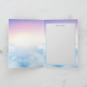 Adorables Custom Cartoon Baby Pink Elephant Card Kaart (Binnen)