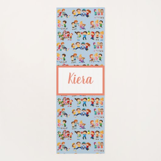 Adorables Custom Kinder-play Yoga Mat (Achterkant)