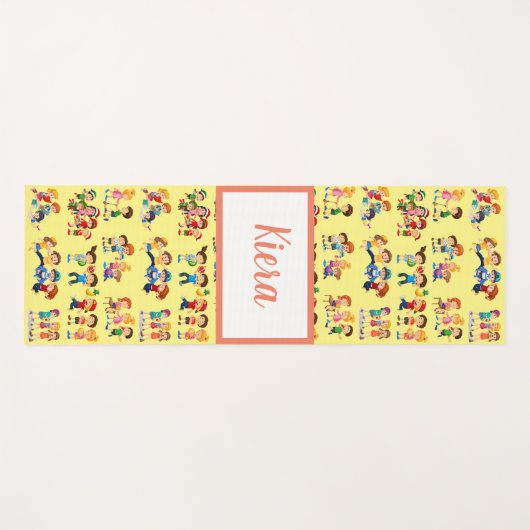 Adorables Custom Kinder-play Yoga Mat (Voorkant (horizontaal))