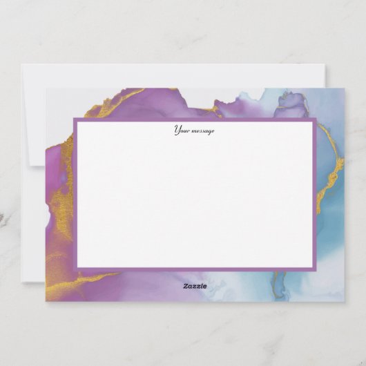 Adorables Custom Reptiles Slanke Wrapped on Branch Feestdagenkaart (Achterkant)