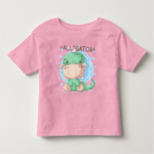 Adorables Cute Alligator voor kinderen T-shirt