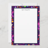 Adorables Cute Day of the Dead Costume Albuquerque Bedankkaart (Achterkant)