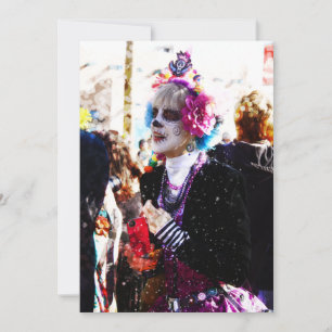 Adorables Cute Day of the Dead Costume Albuquerque Bedankkaart