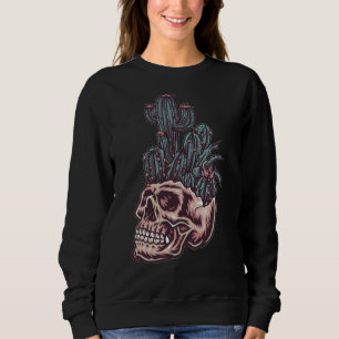 Adorables Day of the Dead Skull with Cactus Trui