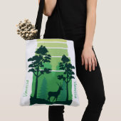 Adorables Dein Green Forest Custom Tote Bag (Dichtbij)