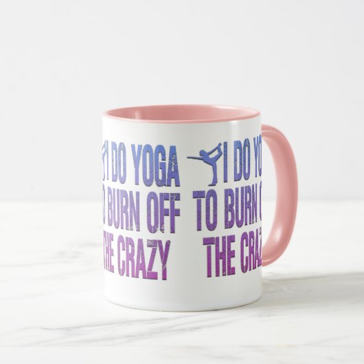 Adorables Funny I do Yoga Mok (Voorkant rechts)