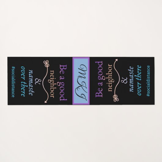 Adorables Funny Quote Namaste daar Yogamat (Achterkant (horizontaal))