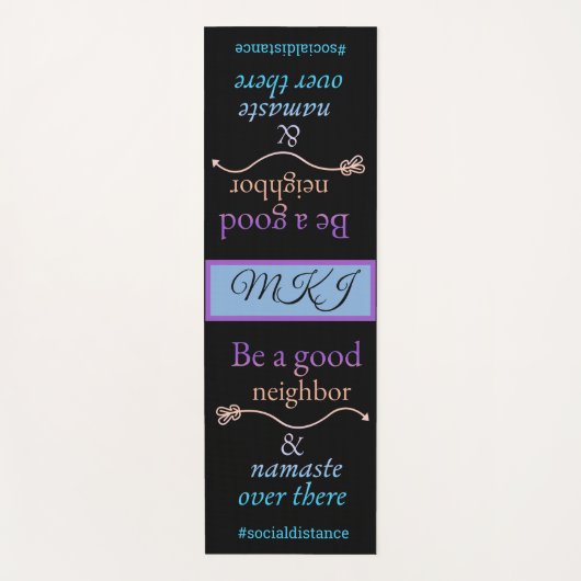 Adorables Funny Quote Namaste daar Yogamat (Voorkant)