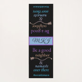 Adorables Funny Quote Namaste daar Yogamat (Achterkant)