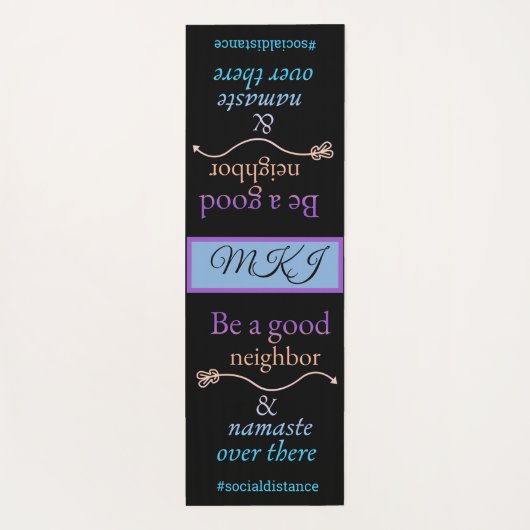 Adorables Funny Quote Namaste daar Yogamat (Achterkant)