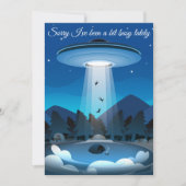 Adorables Funny UFO Abduction Card Bedankkaart (Voorkant)
