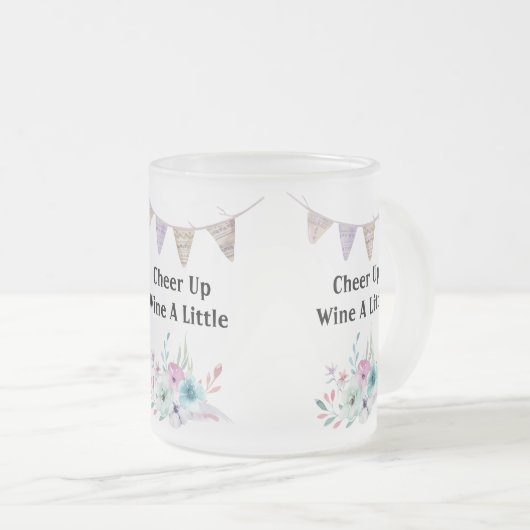 Adorables Funny Wine A Little Matglas Koffiemok (Voorkant rechts)