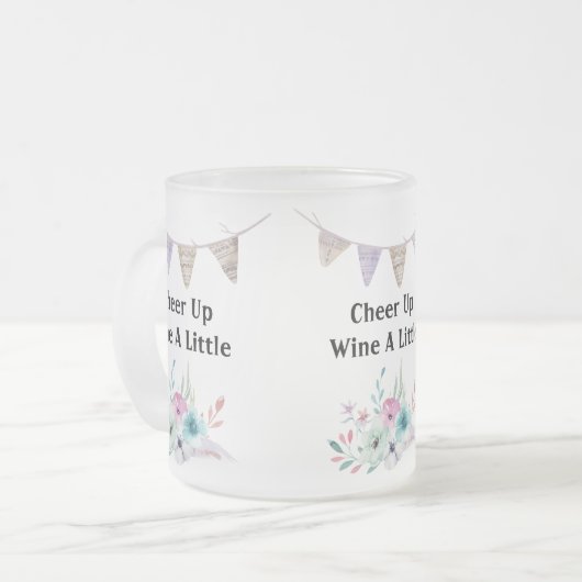 Adorables Funny Wine A Little Matglas Koffiemok (Voorkant links)