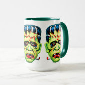 Adorables Green Monster Mask Mok (Voorkant rechts)