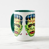 Adorables Green Monster Mask Mok (Voorkant links)