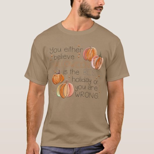 Adorables Halloween Je gelooft ook T-Shirt (Voorkant)
