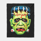 Adorables Halloween Scary Monster Mask Fleece Deken (Voorkant)