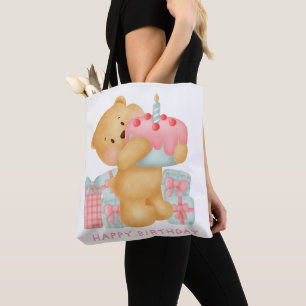 Adorables Happy Birthday Little Beer Tote Bag