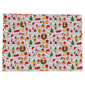 Adorables Kerstantas en ontbijtkoek Groot Cadeauzakje (Achterkant)