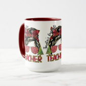 Adorables kerstfavoriete leraar Mok (Voorkant links)