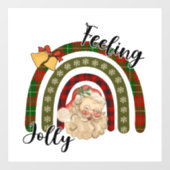 Adorables Kerstfeest Feeling Jolly Raamsticker (Vel)