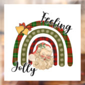 Adorables Kerstfeest Feeling Jolly Raamsticker (Vel 2)