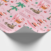 Adorables kerstkerstkerstkerstkerstkerstkerstman — cadeaupapier (Hoek)