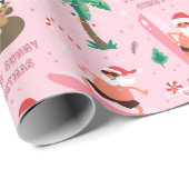 Adorables kerstkerstkerstkerstkerstkerstkerstman — cadeaupapier (Rol Hoek)