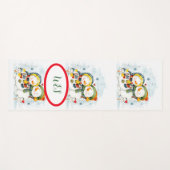 Adorables Kerstman en vrouw Yogamat (Voorkant (horizontaal))