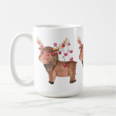 Adorables kerstman met licht koffiemok (Links)