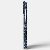 Adorables Kerstmis [3D] Scandinavian Style Blue Case-Mate iPhone Case (Achterkant / Links)