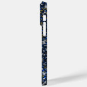 Adorables Kerstmis [3D] Scandinavian Style Blue Case-Mate iPhone Case (Achterkant / Links)