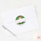 Adorables Kerstmis Little Elf Gift Label Stickers (Envelop)