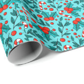 Adorables-kerstsnoeprietjes en kersen cadeaupapier (Rol Hoek)