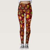Adorables kerstteddyberen en speelgoed [3D] Yoga Leggings (Voorkant)