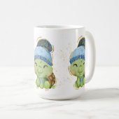 Adorables kerstwinterschildpad Mok (Voorkant rechts)