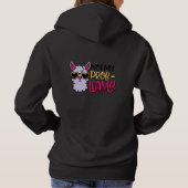 Adorables Lama Love Niet Mijn Probllama Hoodie (Achterkant)