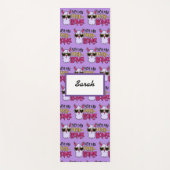 Adorables Lama Love Not My Probllama Paars Yogamat (Voorkant)