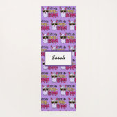 Adorables Lama Love Not My Probllama Paars Yogamat (Achterkant)