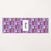 Adorables Lama Love Not My Probllama Paars Yogamat (Voorkant (horizontaal))