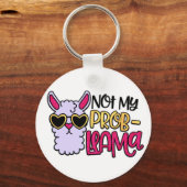 Adorables Liama Love Not My Probllama Sleutelhanger (Voorkant)