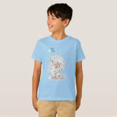 Adorables Little Egel with Blue Balloon T-shirt (Voorkant volledig)