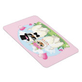 Adorables Llama Love Cute Llama Couple Magneet (Rechterzijde)