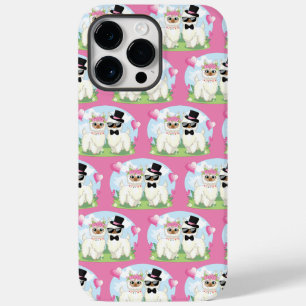 Adorables Llama Love Cute Llama Couple Pink Case-Mate iPhone 14 Pro Max Hoesje