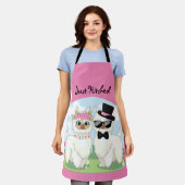 Adorables Llama Love Cute Llama Couple Pink Schort (Gedragen)