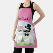 Adorables Llama Love Cute Llama Couple Pink Schort (Insitu)