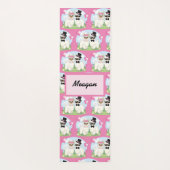 Adorables Llama Love Cute Llama Couple Pink Yogamat (Achterkant)